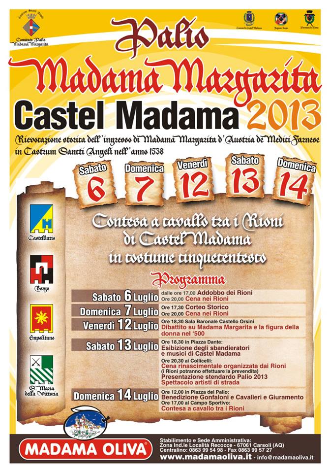 Castel Madama, domenica il gran finale del Palio