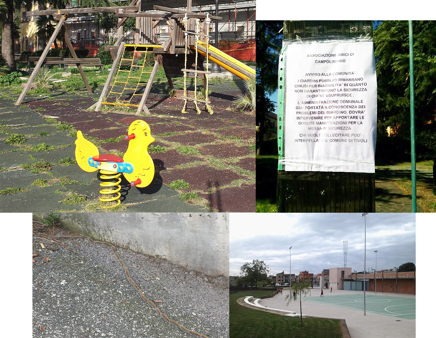 La primavera dei bambini salvata in extremis, lavori in corso nei parchi