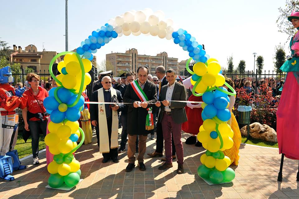 Inagurato ieri il Parco dei frutti in via della Pietrara