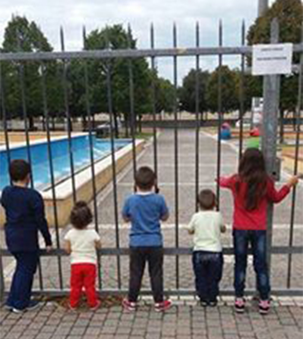 Tivoli Terme: bimbi ed anziani ancora senza parco “chiuso per manutenzione”