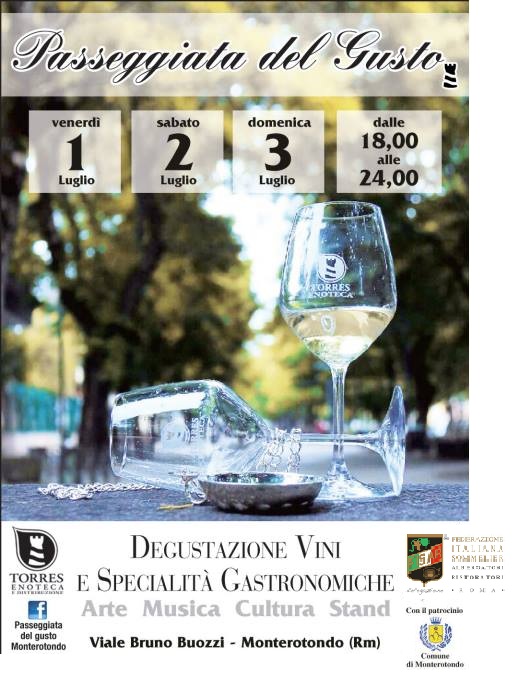 Tre giorni tra cibo, vino e arte: a Monterotondo c’è la “Passeggiata del gusto”