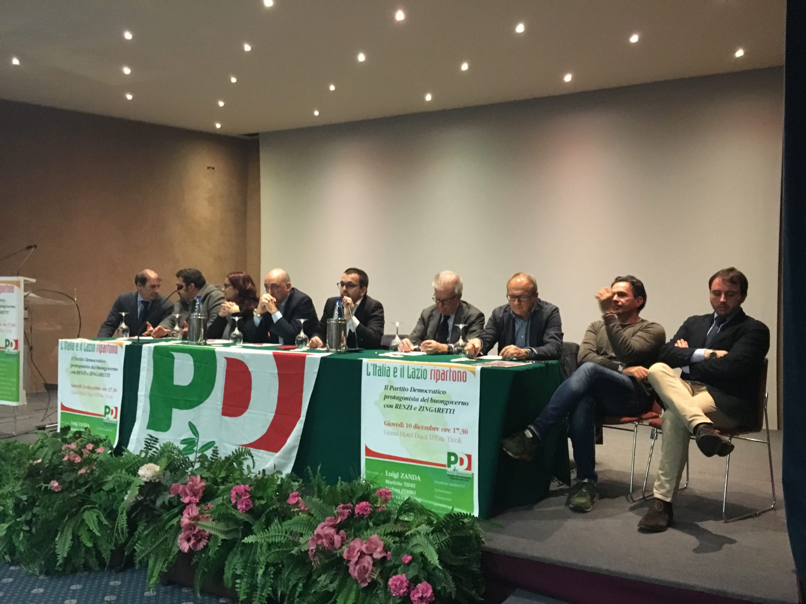 Reunion Pd a Tivoli Terme, c’è Luigi Zanda