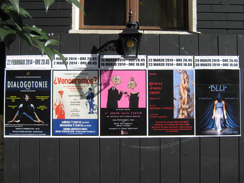 Marzo al Piccolo Teatro dei Sassi a Montecelio