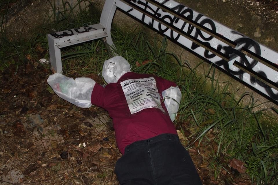 Tivoli, blitz di “Casa Pound” al Ponte della Pace