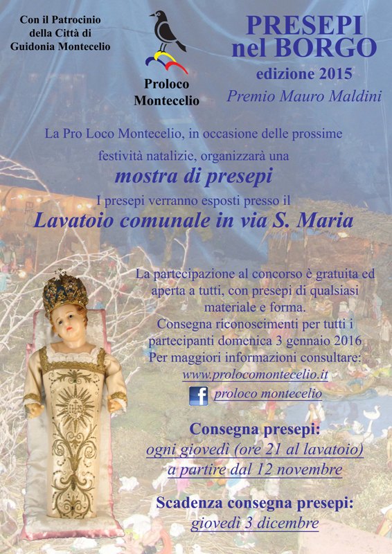 Montecelio, l’8 dicembre c’è “Presepi nel Borgo”