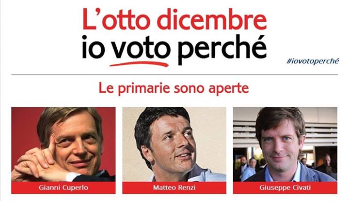 Primarie PD, Renzi stravince a Tivoli