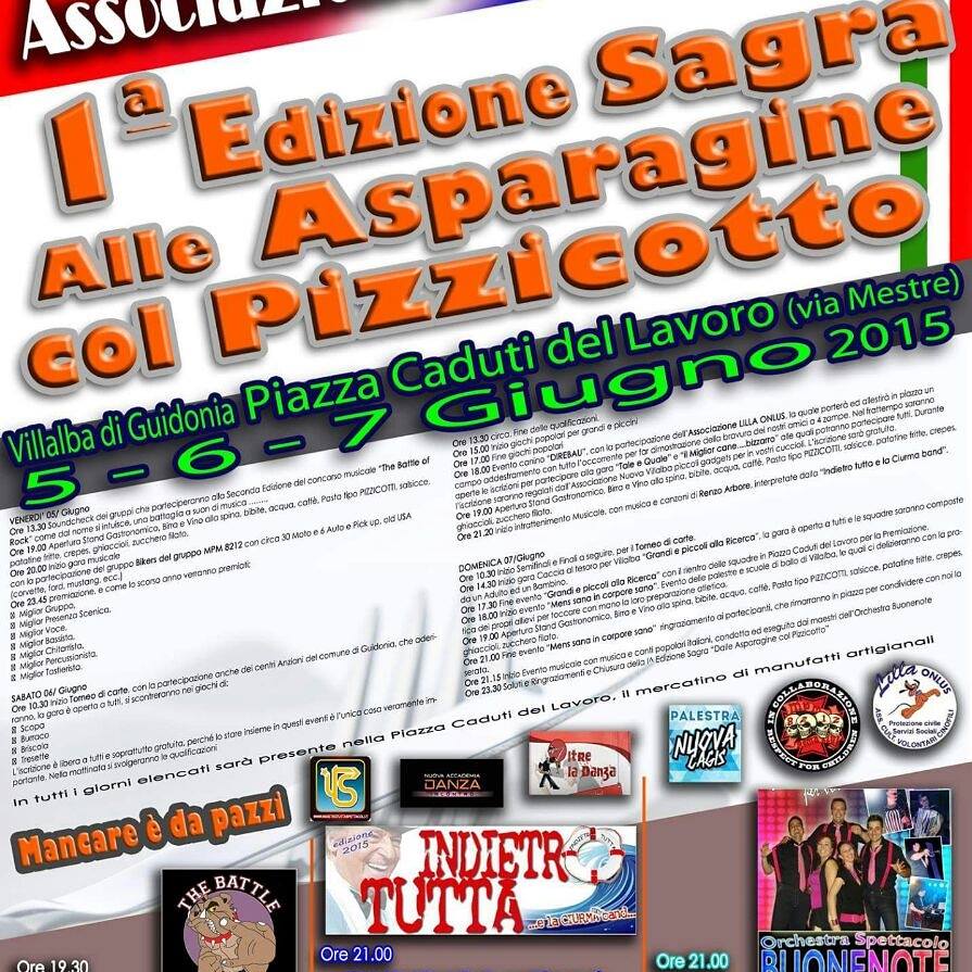 Villalba, fine settimana da leccarsi i baffi con la Sagra degli asparagi col “Pizzicotto”