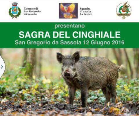 San Gregorio: domenica gustoso appuntamento con la sagra del Cinghiale