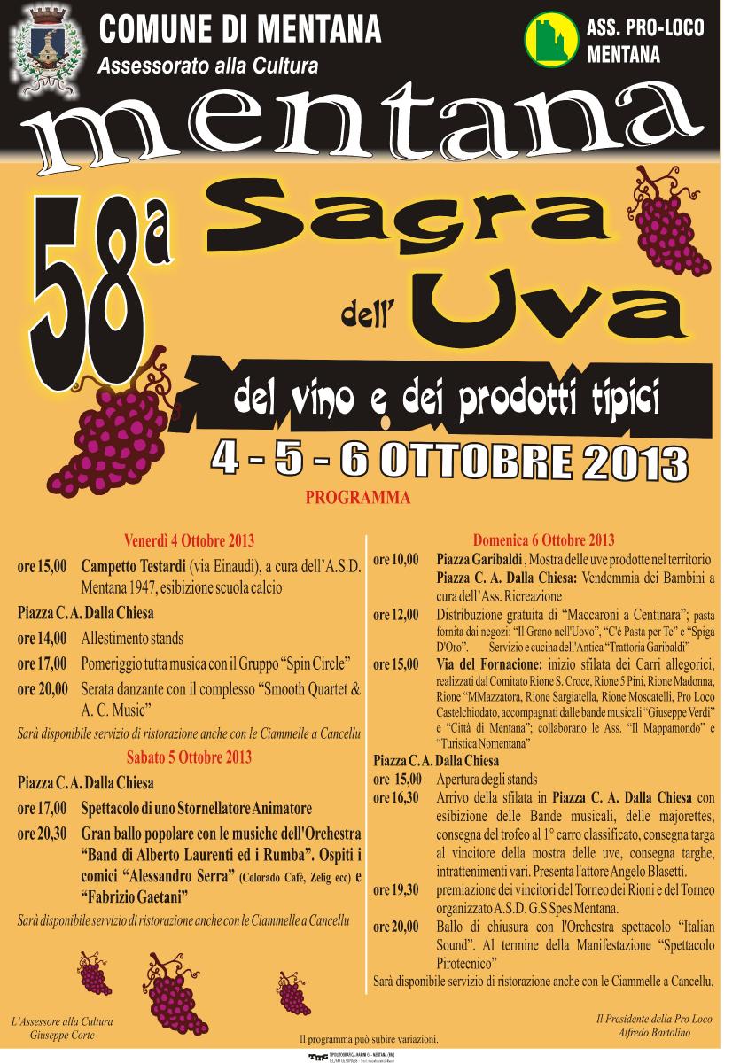 Mentana, sabato e domenica c’è la Sagra dell’uva