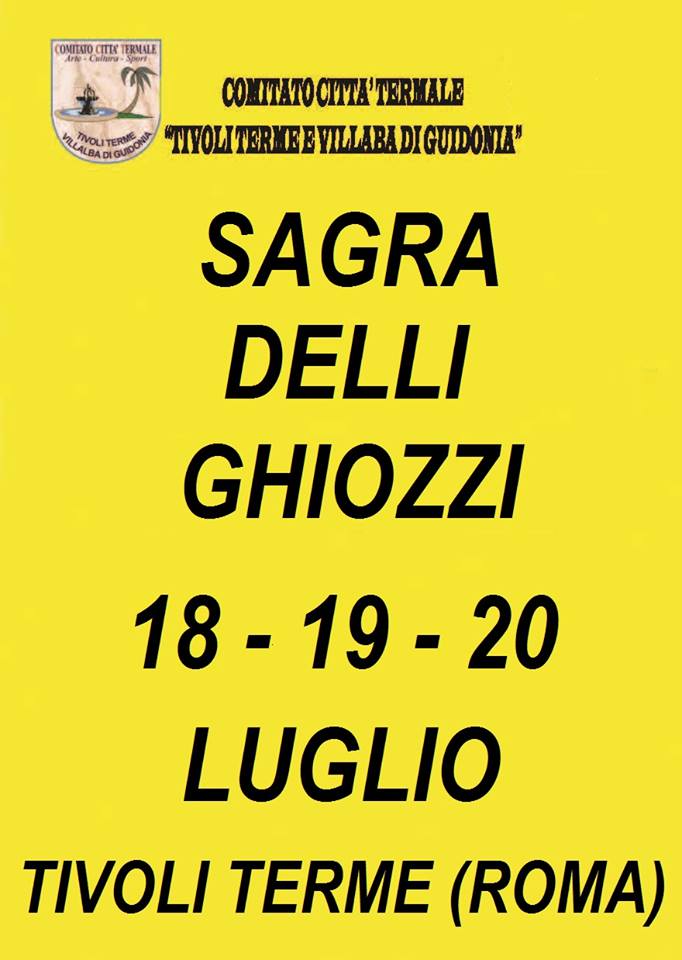 Sagra delli Ghiozzi, fine settimana all’insegna della buona cucina a Tivoli Terme