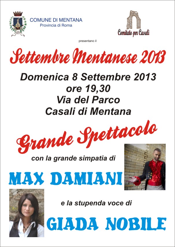 Settembre mentanese, domenica è festa grande