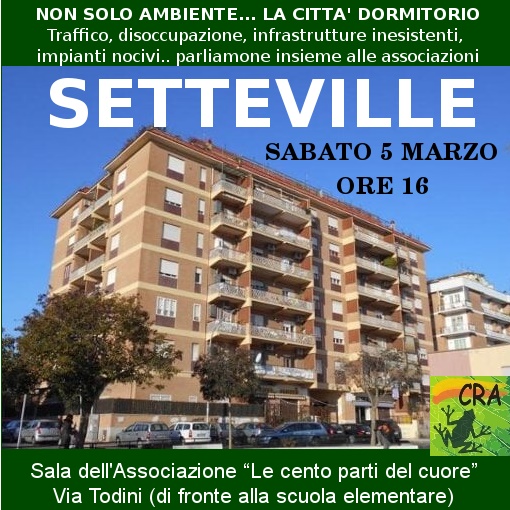 Assemblea pubblica con il Cra a Setteville e Marco Simone