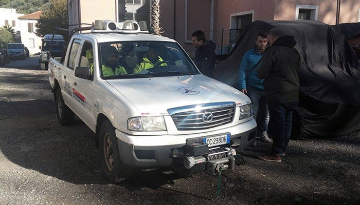 Sistema di Protezione Civile Comunale a Tivoli attivato per il Terremoto