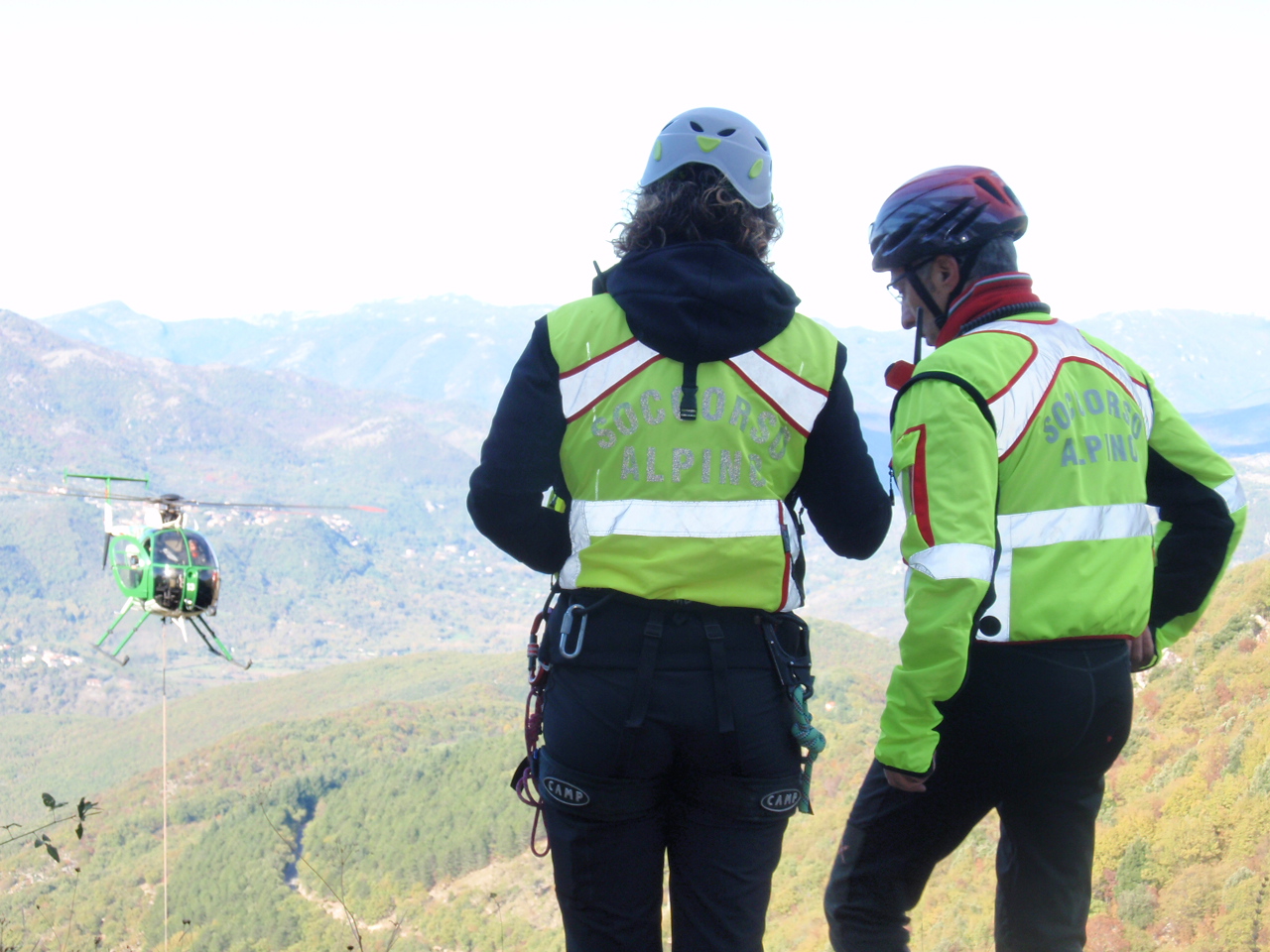 Stava cercando funghi, si è perso tra i Lucretili. Salvato dall’eliccotero