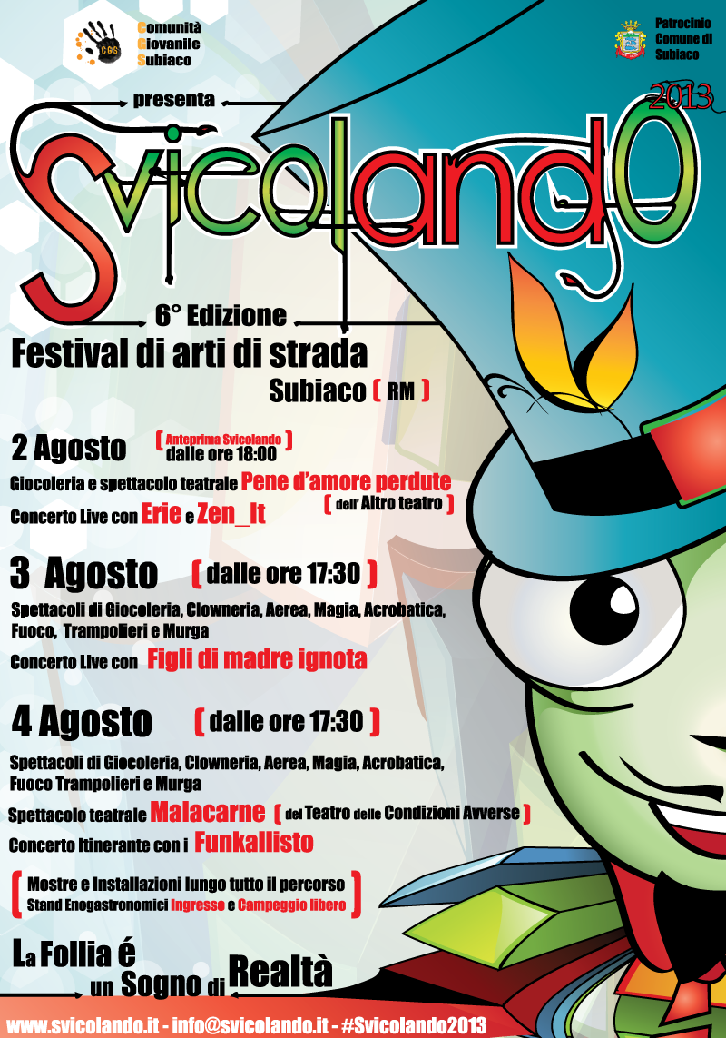 Subiaco, sabato c’è la presentazione di “Svicolando”