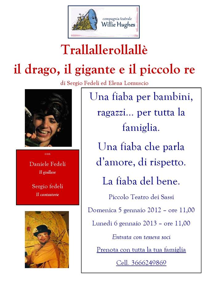 A teatro con “Trallallerollallé il drago, il gigante e il piccolo re”
