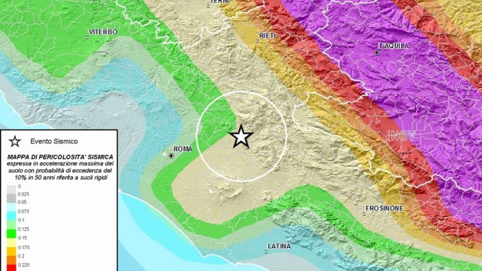 Tivoli, la terra trema, venerdì scossa di 2.7