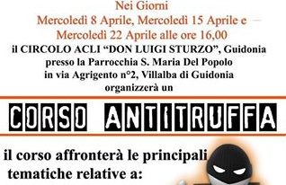 Villalba, al via il primo corso #antitruffa