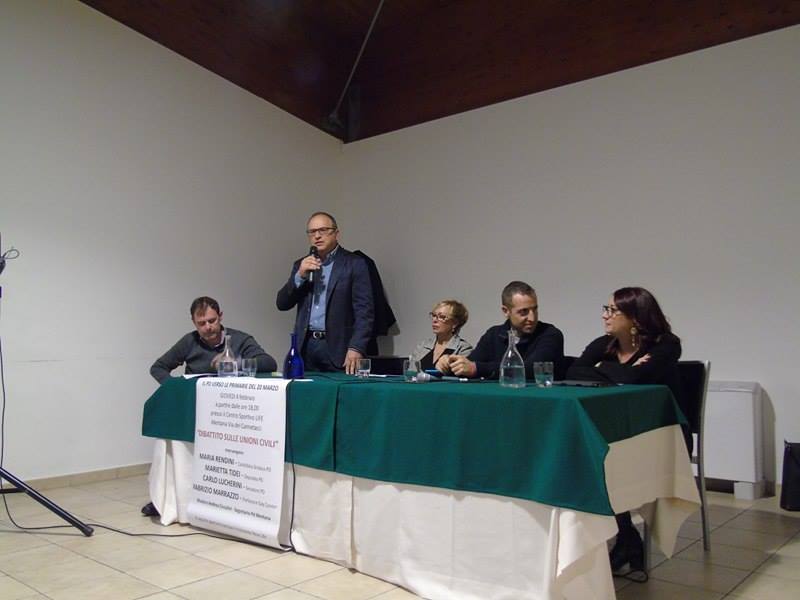 Elezioni Mentana, aspettando le Primarie il Pd si confronta sulle unioni civili