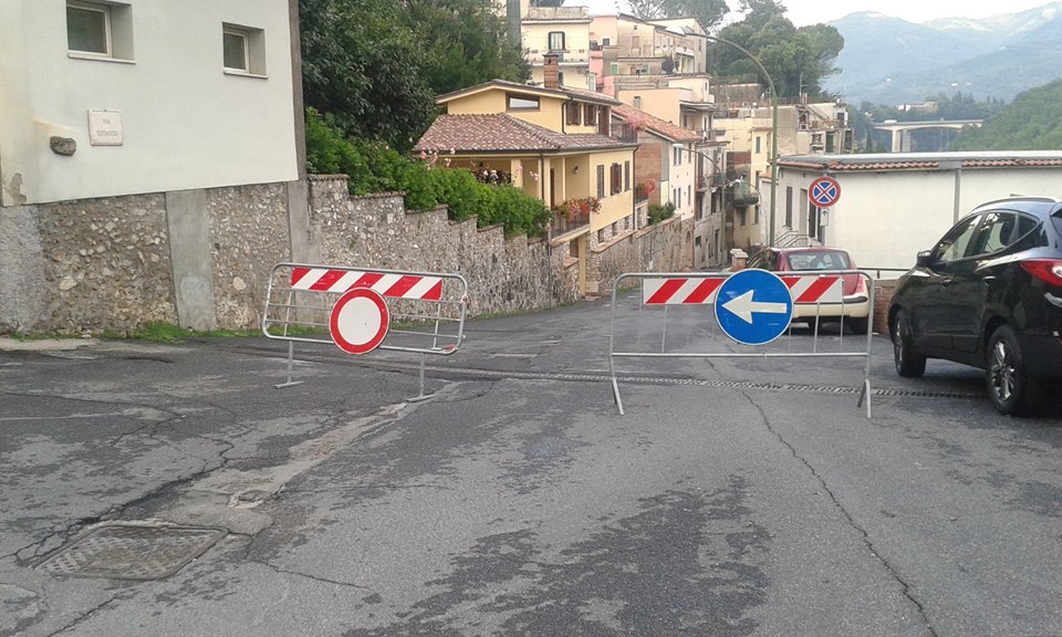 Maltempo: conta dei danni a Vicovaro. Strade chiuse e deviazione per il Cotral