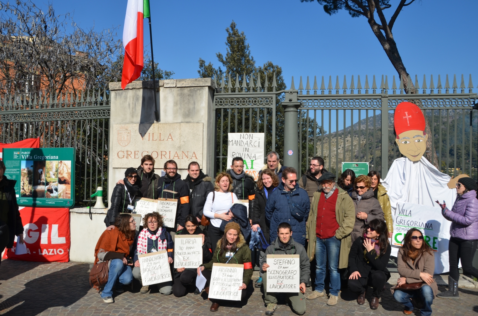 Villa Gregoriana, i “nove” siglano l’accordo con Fai e CoopCulture