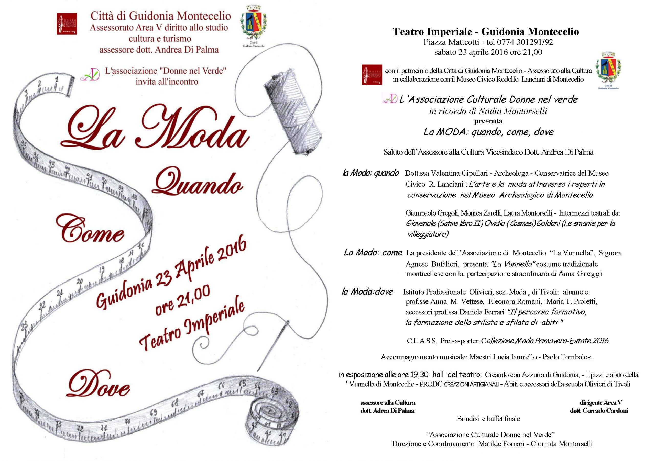 Sabato di moda al Teatro Imperiale di Guidonia