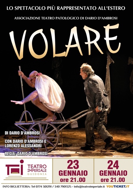 Al Teatro Imperiale di Guidonia va in scena “Volare” di Dario D’Ambrosi