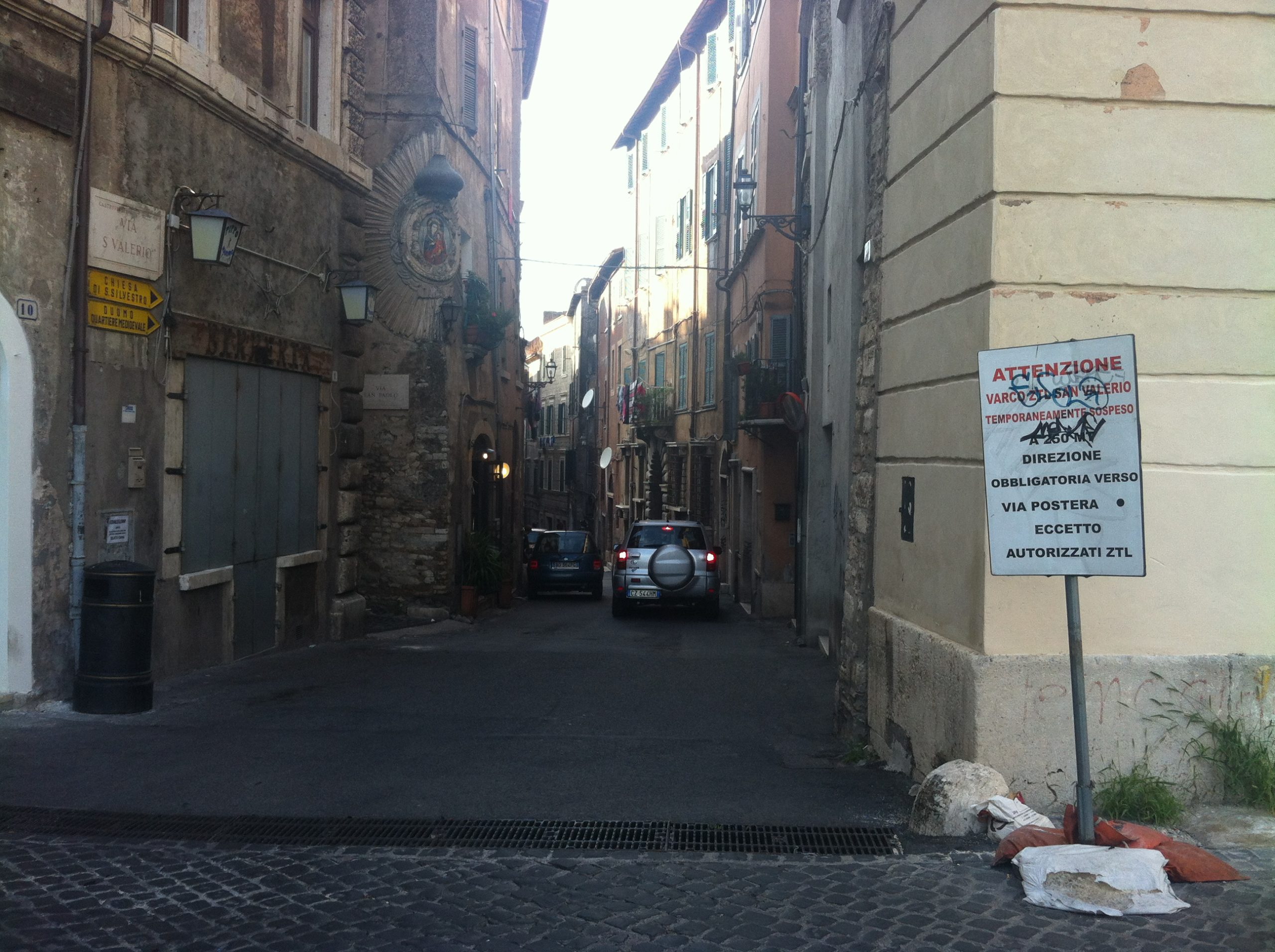 Zona a traffico limitato, a Tivoli cambia l’orario dal primo ottobre