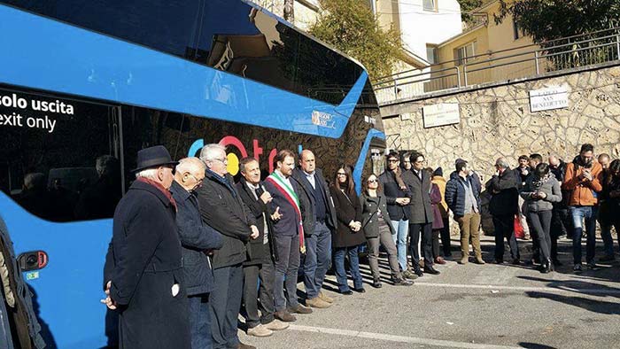 Nuovi autobus per Subiaco, in arrivo 12 pullman bipiano del Cotral