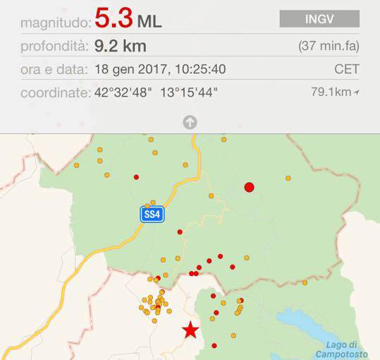 Epicentro terremoto vicino L’Aquila, il Capo della Protezione civile a Sky