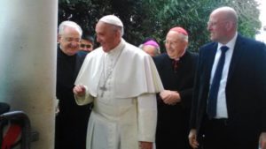 Il Papa è arrivato a Setteville di Guidonia