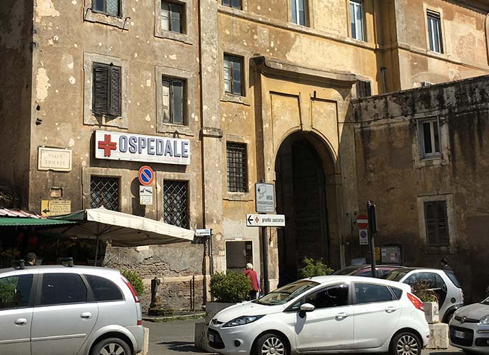 Lavori ospedale di Tivoli, tornerà agli antichi splendori l’ala vecchia ed il portone storico