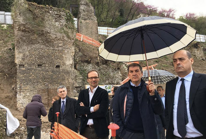 Ponte dell’Arci, inaugurato il cantiere
