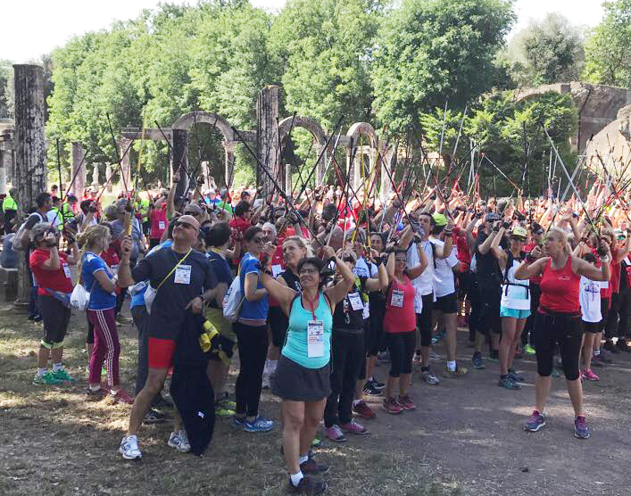 Nordic Walking, un vero successo tra le bellezze tiburtine