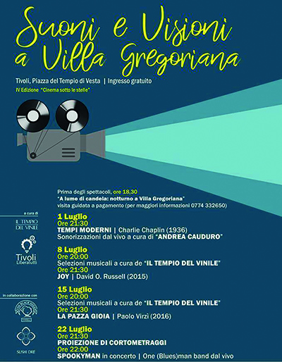 Suoni e Visioni a Villa Gregoriana