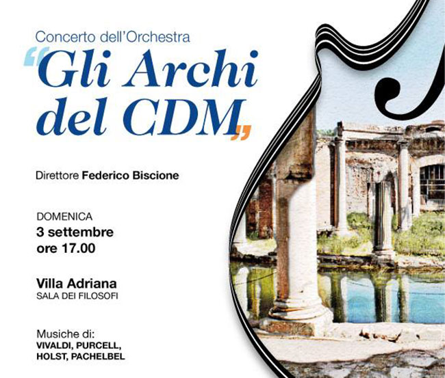 A Villa Adriana concerto gratuito con “Gli Archi del CDM”