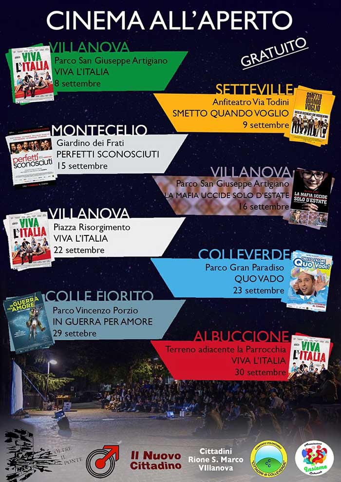 Guidonia: ecco il cinema all’aperto gratis!