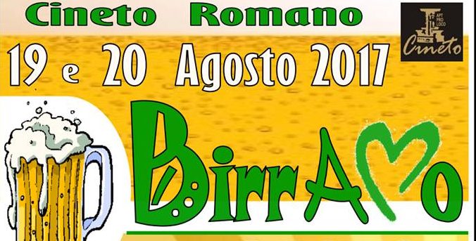 BirrAmo, grande festa della birra a Cineto Romano