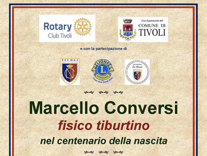 Marcello Conversi, un convegno per il centenario della nascita del fisico tiburtino