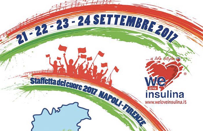 Staffetta del cuore 2017, tappa a Tivoli per la corsa contro il diabete infantile