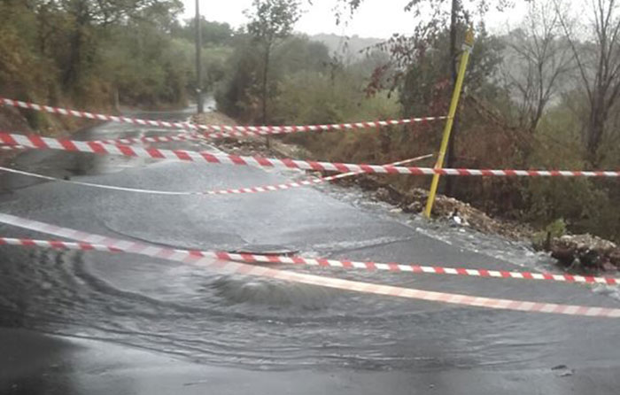 Strade chiuse a Guidonia Montecelio, i primi provvedimenti del Sindaco