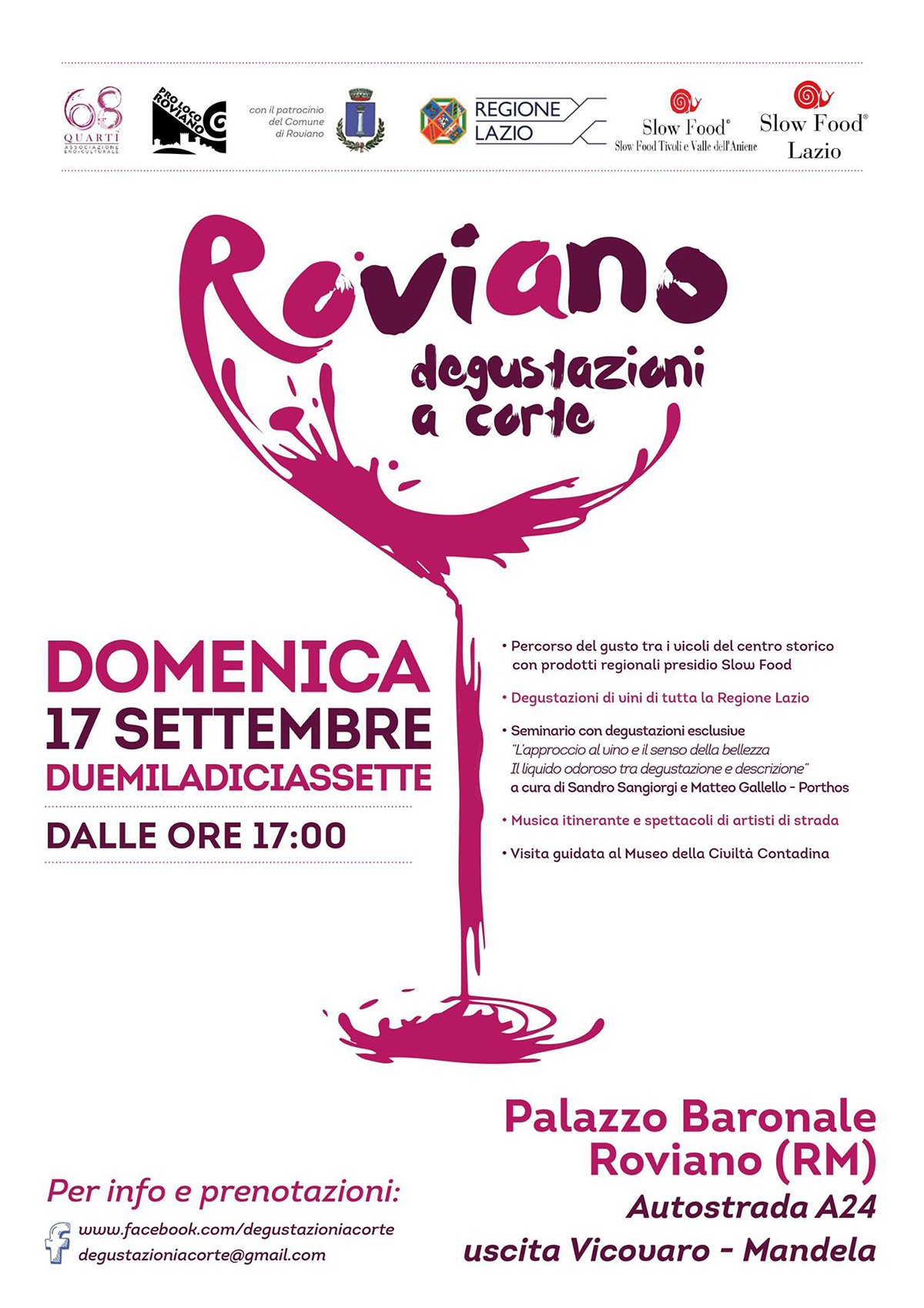 Roviano vino e bellezza al Museo della Civiltà Contadina