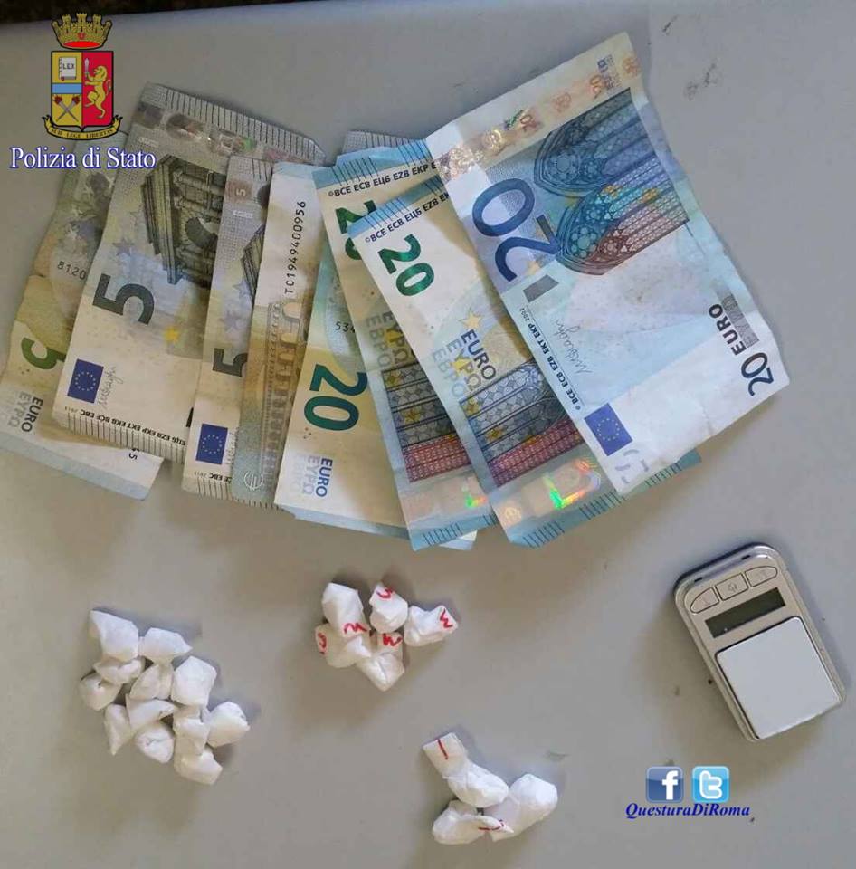 Droga a Guidonia, in manette 41enne. A scovare le dosi il cane “Condor”