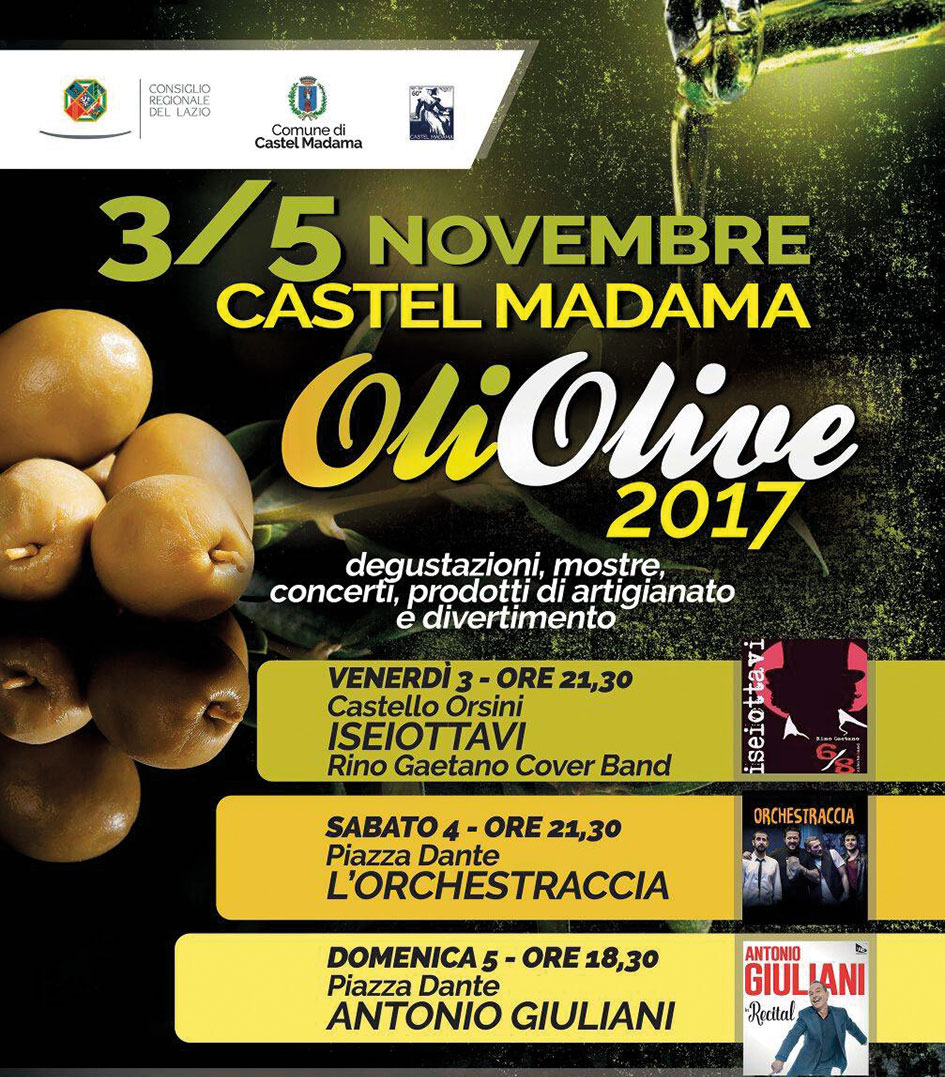 Castel Madama: musica e risate per Oliolive