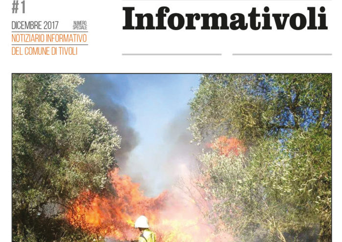 Tivoli: in distribuzione da gennaio  “Informativoli” sul piano di emergenza comunale