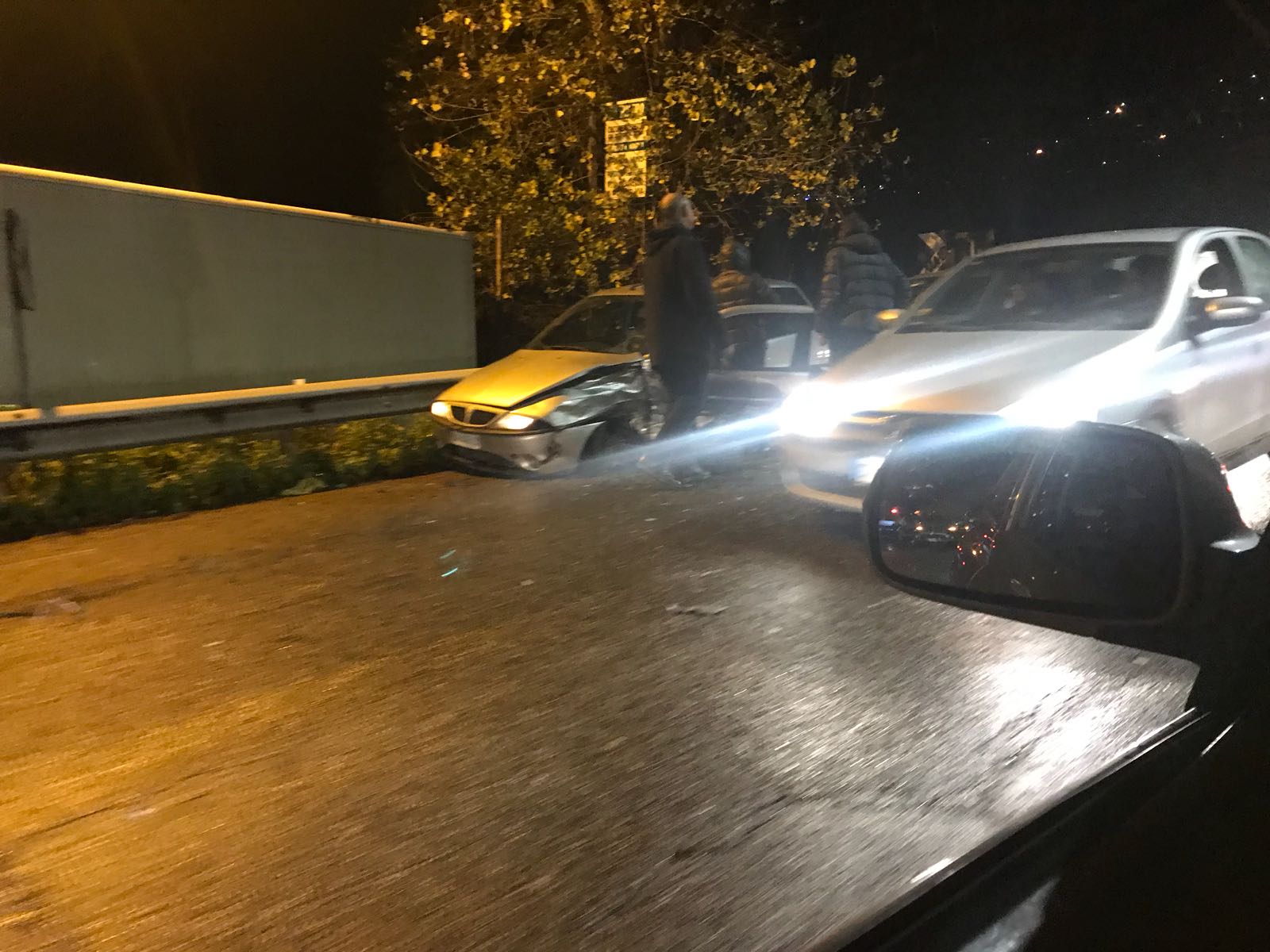 Incidente via Tiburtina altezza Casa Cantoniera