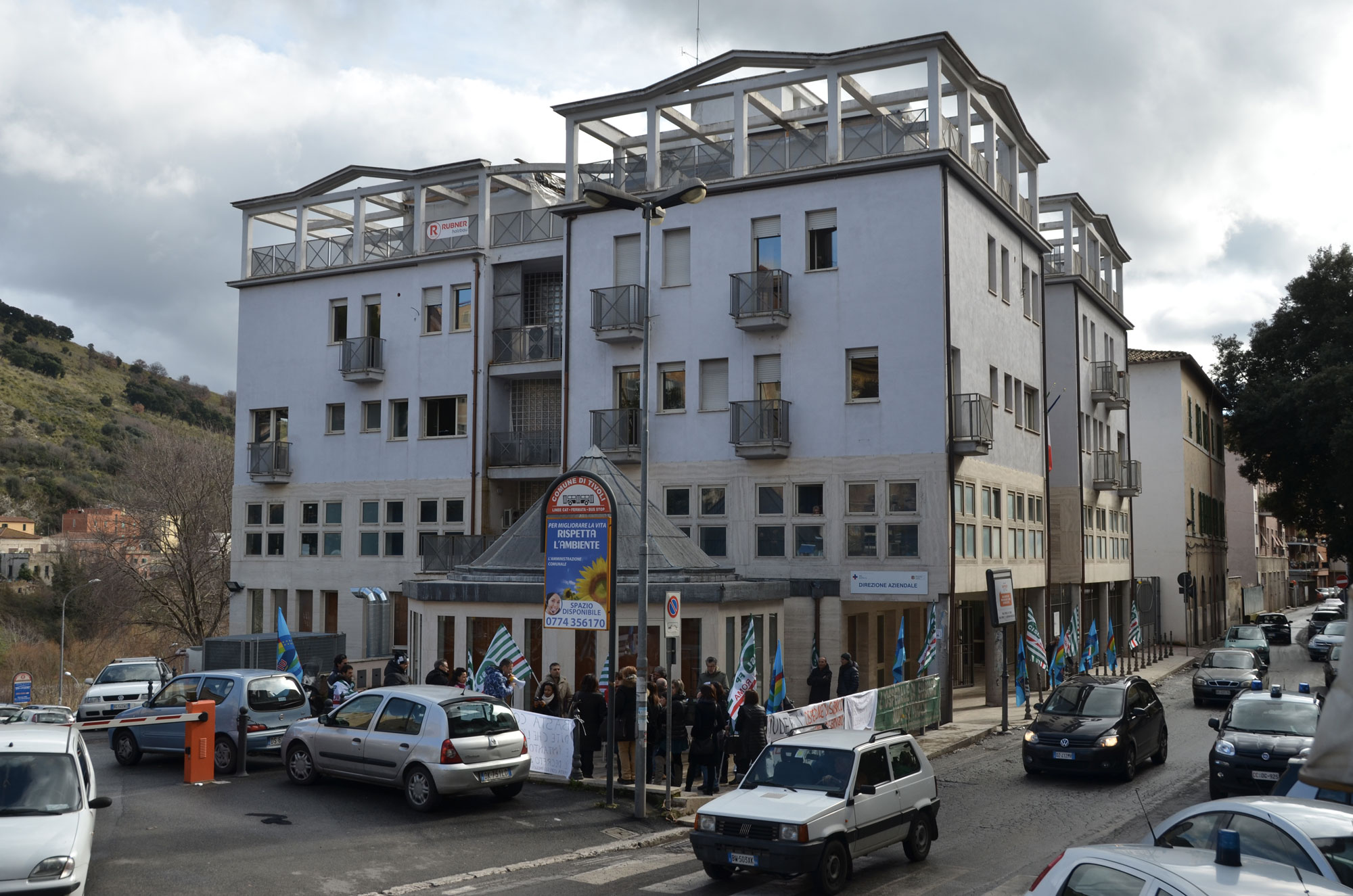 Protesta dei lavoratori Asl RM5 contro l’ormai cronica carenza di personale