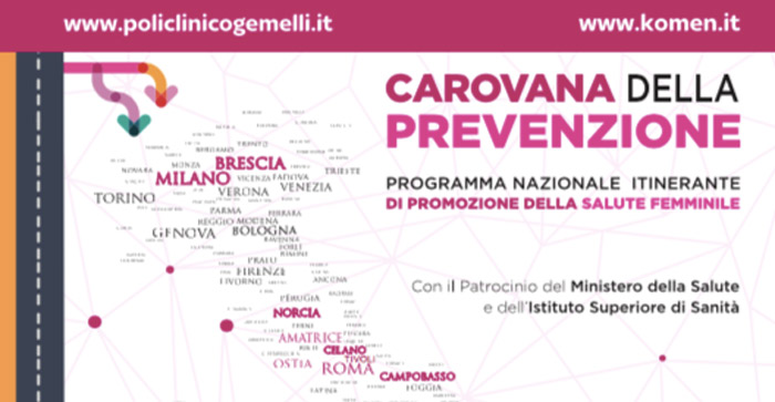 La Carovana della Prevenzione fa tappa a Tivoli, sabato appuntamento con la salute.
