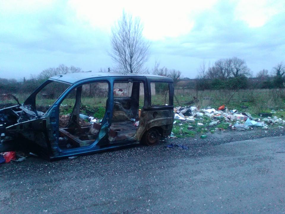Discarica abusiva cresce a vista d’occhio a Cesurni, la segnalazione dei cittadini