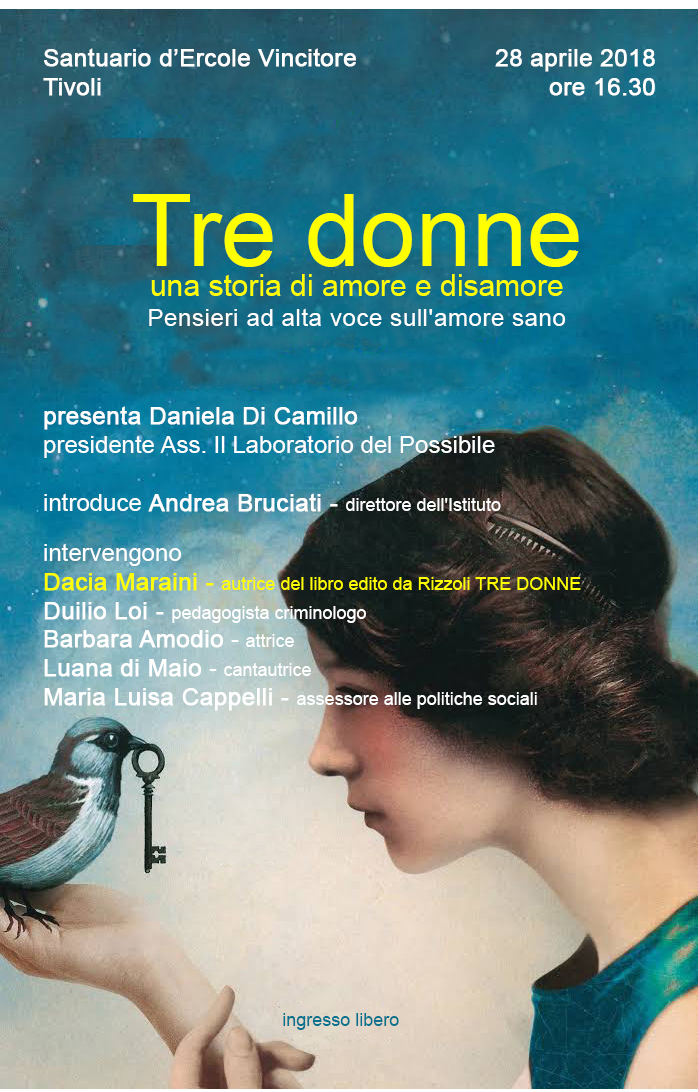 Dacia Maraini: pensieri ad alta voce sull’amore sano all’Ercole Vincitore